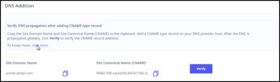 DNS addition 1.1