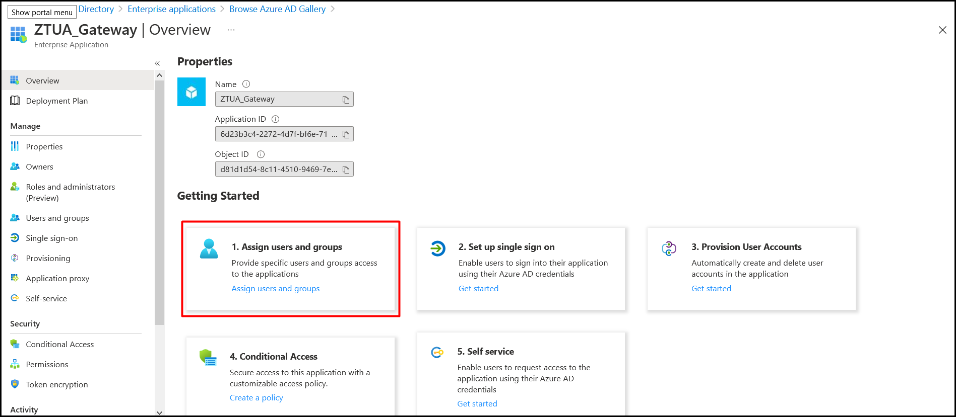 Assign users and groups