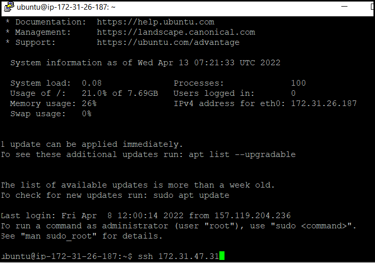 Connect to k8 cluster