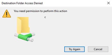 Read Only Drive Error