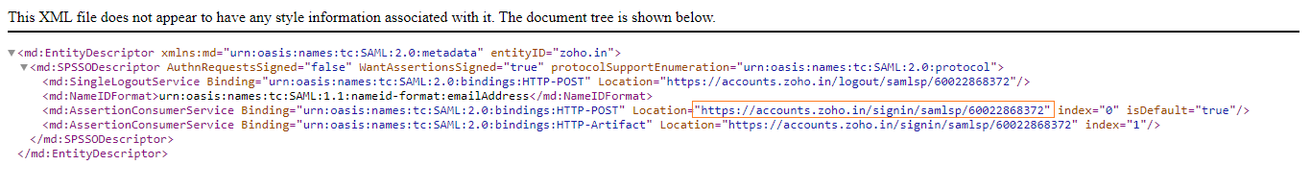 ACS File URL