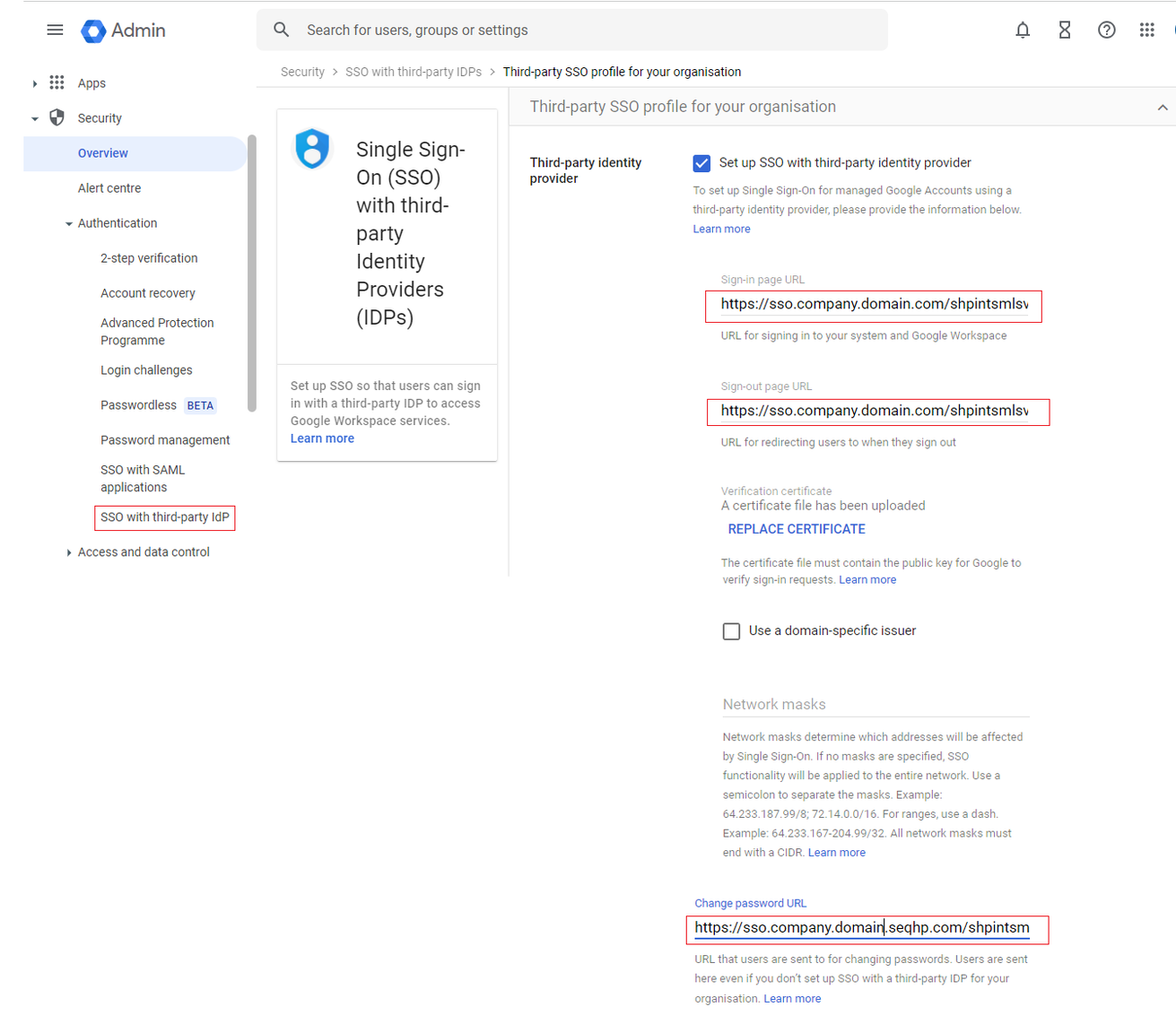 Google Admin Console