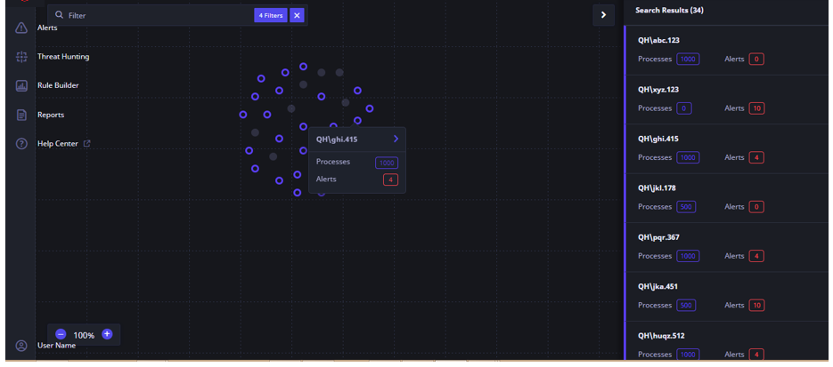 Running a saved query